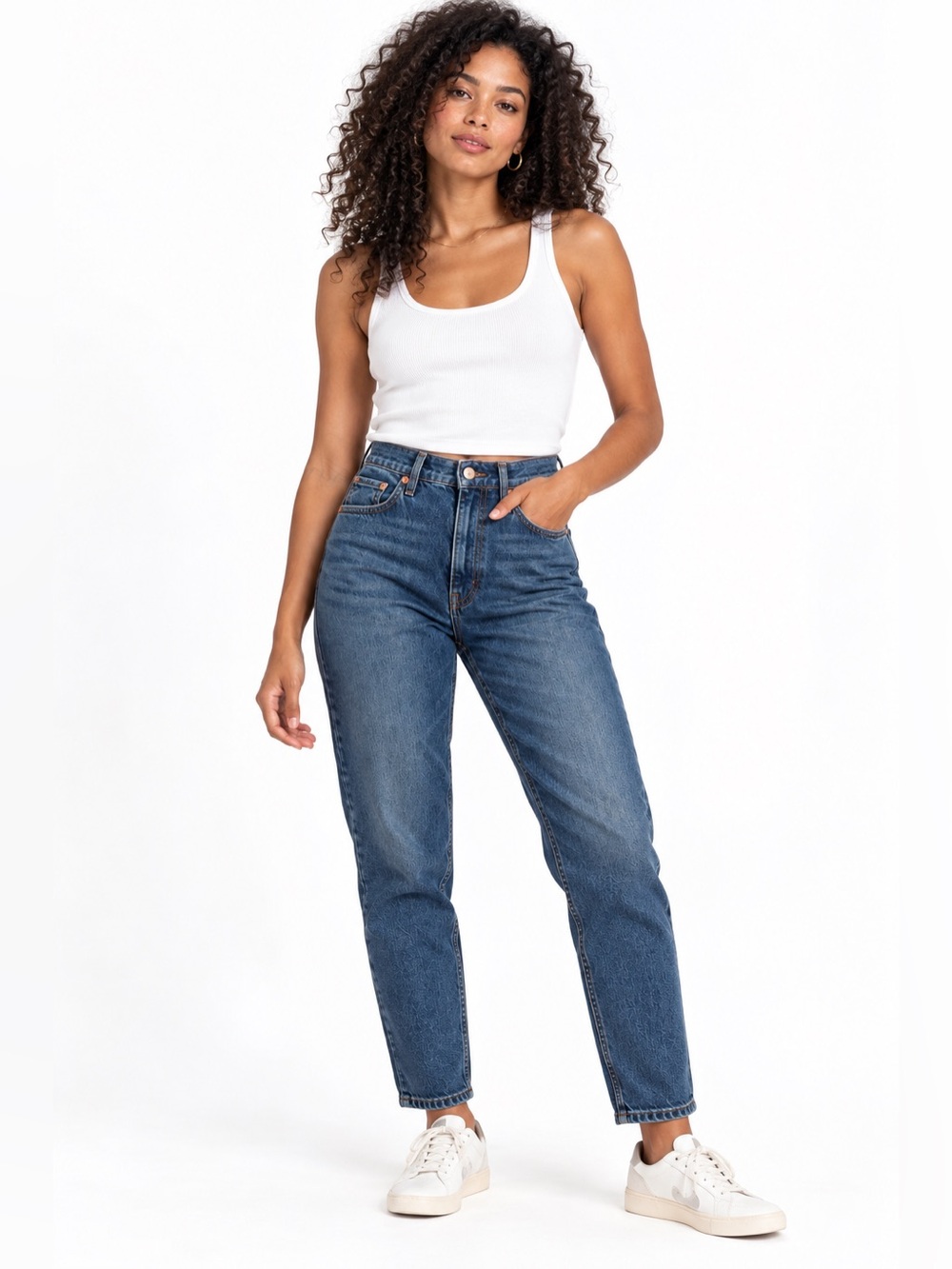 Levi’s High-Waisted Mom Jeans Medium Wash Size 27 NWT